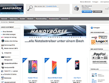 Tablet Screenshot of handyboerse.net